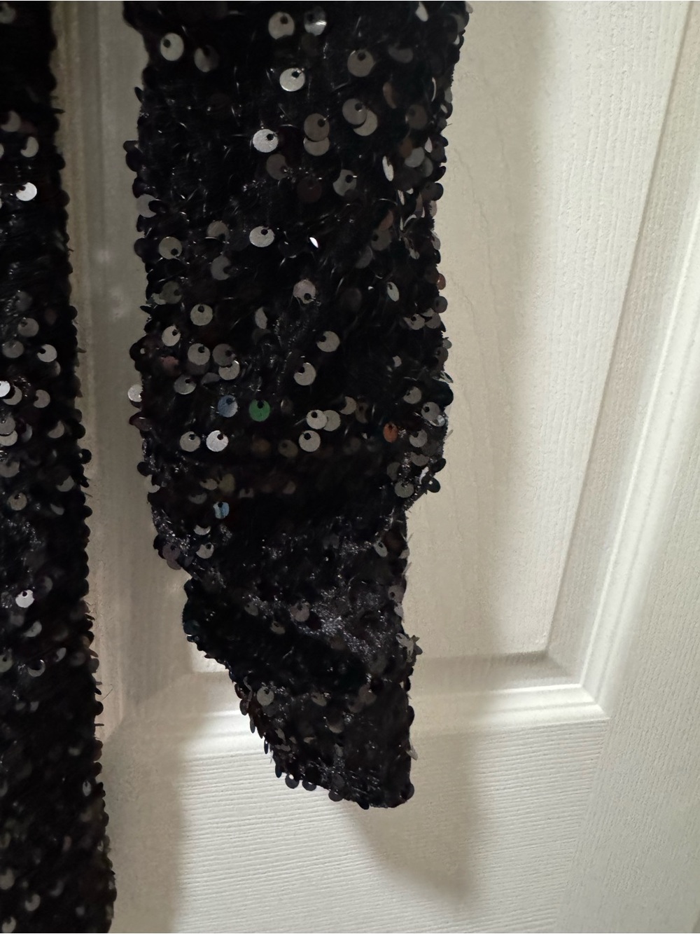 Fashion Nova Black Sequin Evening Top - Picture 3 of 6